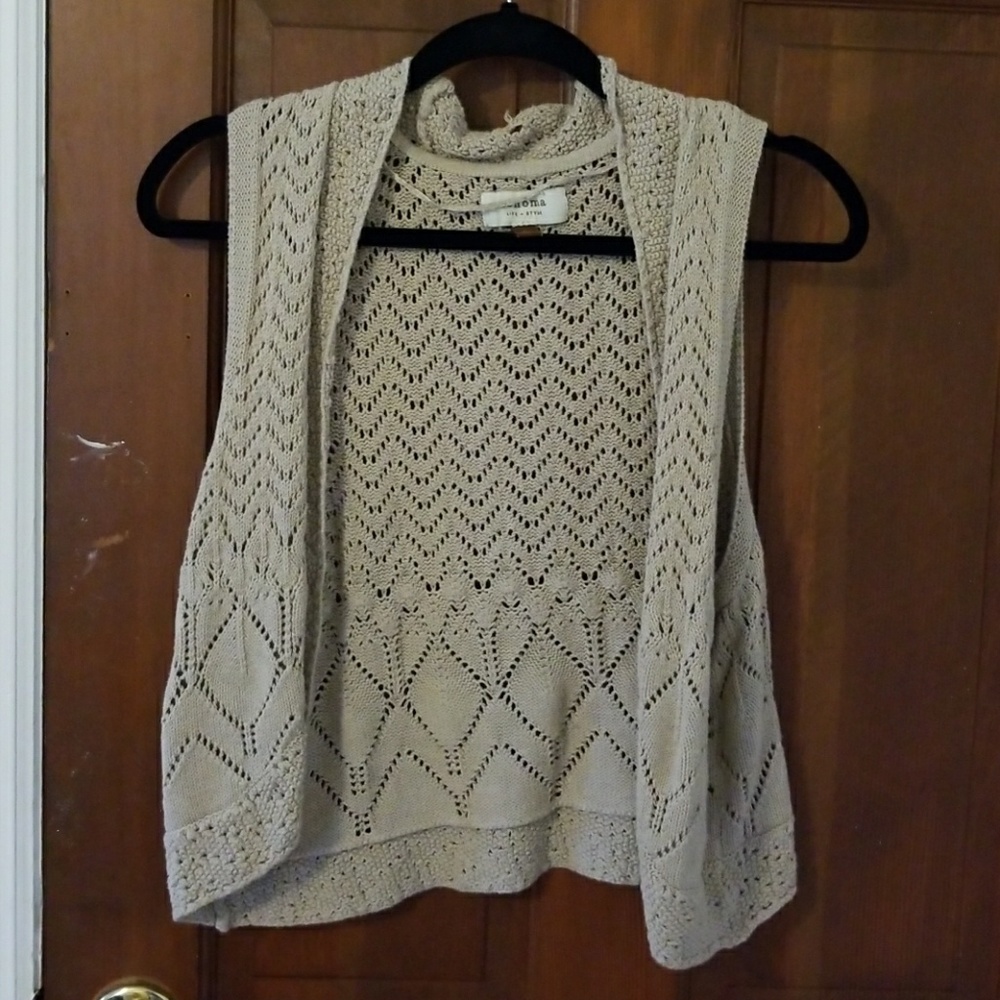 Sonoma knit vest